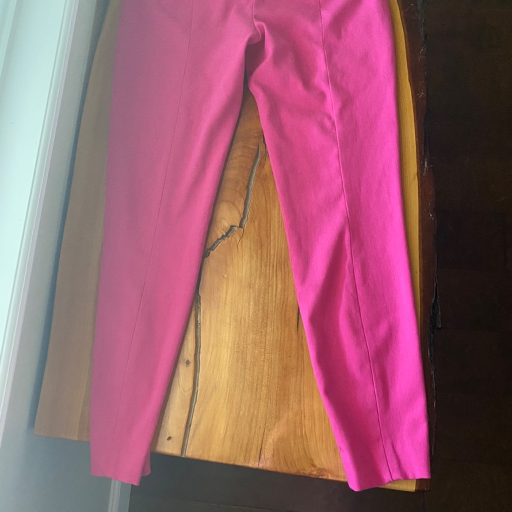 Pink Express Skinny Mid Rise Pants - Picture 3 of 3